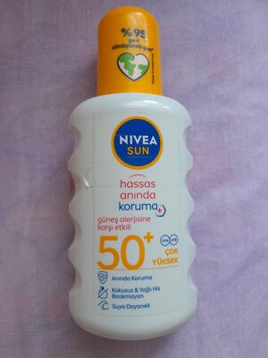 NIVEA NIVEA SUN Hassas Anında Koruma Güneş Alerjisine Karşı Sprey SPF 50+