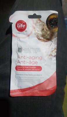 Life brand Anti aging facial sheet mask