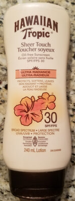 Edgewell, Hawaiian Tropic Sheer Touch Oil-free Sunscreen Lotion 30 SPF