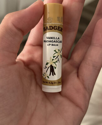 Badger Vanilla Madagascar Lip Balm