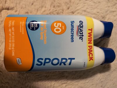 Equate Sunscreen: Broad Spectrum SPF 50 Spray