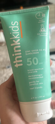 Thinkkids Zinc Oxide 23.4% Sunscreen SPF 50