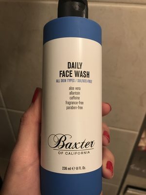 Baxter Daily face wash
