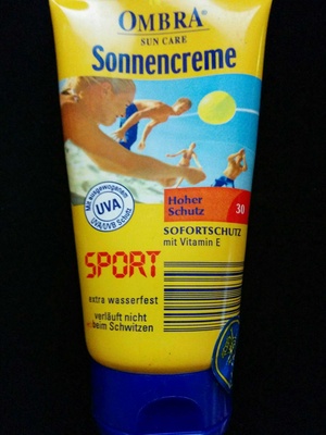 Ombra Sonnencreme Sport extra wasserfest