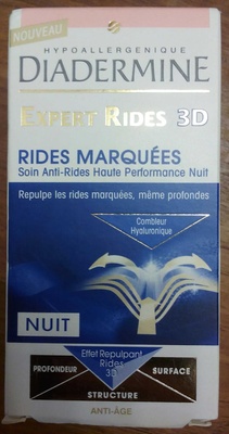 Henkel, Diadermine Expert rides 3D - Soin anti-rides haute performance nuit