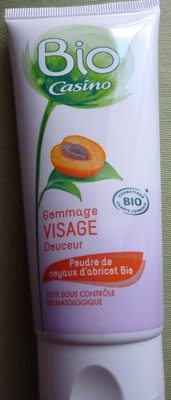 Casino, Casino Bio Gommage visage douceur bio poudre de noyaux d'abricots bio