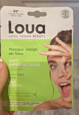 Loua masque visage en tissu
