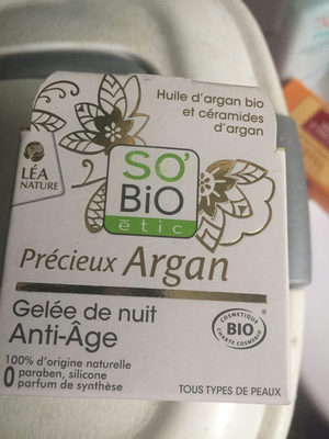 Léa Nature, So Bio Etic Gelée De Nuit Anti-âge à L'argan Bio