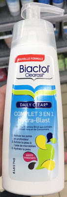 Biactol, Clearasil Clearasil Daily Clear Complet 3 en 1 Hydra-Blast