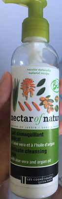 Carrefour, Les cosmétiques design Paris, Nectar of nature Lait démaquillant