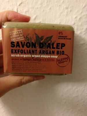 aleppo soap savon alep exfoliant argan bio