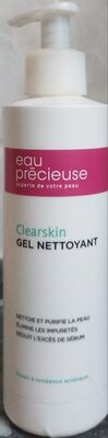 Eau précieuse, Perrigo Clearskin - gel nettoyant