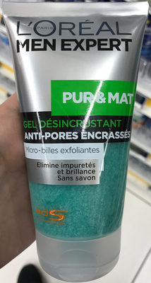 L'Oréal, L'Oreal Consumer products, L'Oréal Paris, L'Oréal Men Expert Pur & Mat Gel désincrustant anti-pores encrassés