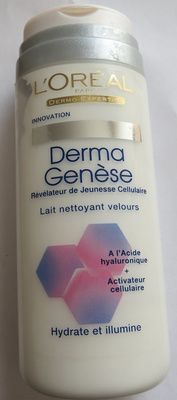 L'Oréal, L'Oreal Consumer products, L'Oréal Paris, L'Oréal Dermo-Expert Derma genèse - Révélateur de jeunesse cellulaire - Lait nettoyant velours