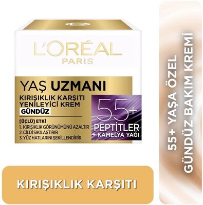 L'Oréal Paris L'Oréal Paris Yaş Uzmanı 50+ Kırışıklık Karşıtı Yenileyici Gündüz Kremi