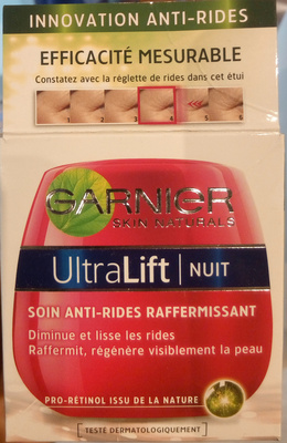 L'Oréal, L'Oreal Consumer products, Garnier, Garnier Skin Naturals UltraLift Nuit Soin anti-rides raffermissant