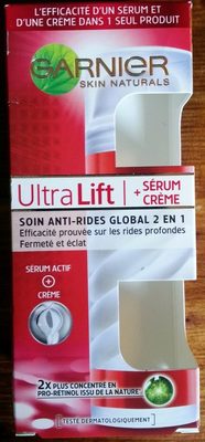 L'Oréal, L'Oreal Consumer products, Garnier, Garnier Skin Naturals Skin Naturals Ultra Lift + Sérum Crème Soin anti-rides global 2 en 1
