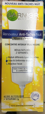 L'Oréal, L'Oreal Consumer products, Garnier Rénovateur Anti-Taches Nuit