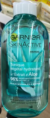 L'Oréal, L'Oreal Consumer products, Garnier, SkinActive SkinActive Tonique végétal hydratant à l'extrait d'aloe