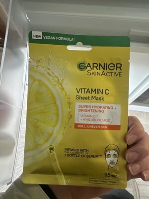 L'Oréal, L'Oreal Consumer products, Garnier Sheet mask vitamin c