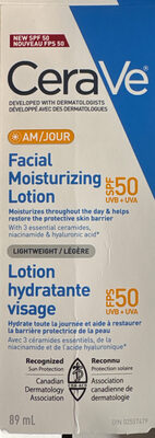 Cerave Facial Moisturizing Lotion AM Lightweight SPF 50