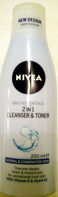 Nivea 2 in 1 cleanser & toner