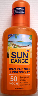Sun Dance, Sundance Transparentes Sonnenspray LSF 50 hoch