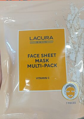 Lacura skin Masque visage en tissu pack multiple