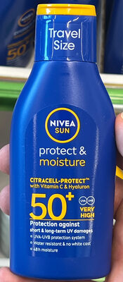 Nivea Sun, Nivea Protect & Moisture Travel Size, SPF50