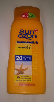 Sunozon Sonnenmilch 20 mittel