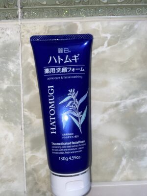 Hatomugi acne care &facial washing