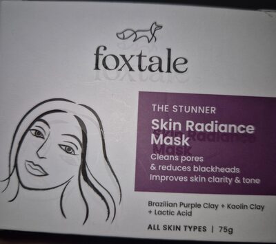 Foxtale Skin radiance purple mask