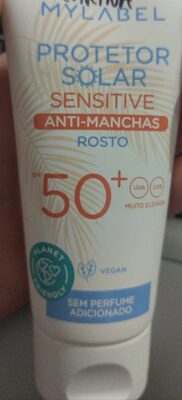 MYLABEL, Continente Protetor Solar Sensitive Anti-Manchas Rosto 50+