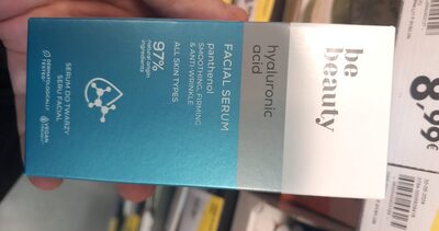 Máscara facial creme acido hialuronico