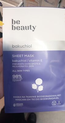 Máscara  tecido facial bakuchiol