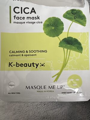 Masque Me Up Masque visage Cica