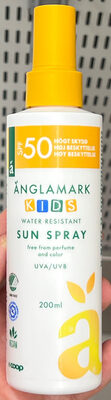 Änglamark Kids Water Resistant Sun Spray, SPF50
