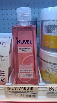 Nuvel Gel limpiador facial