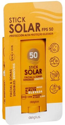 Deliplus Stick protector solar facial & zonas sensibles FPS 50