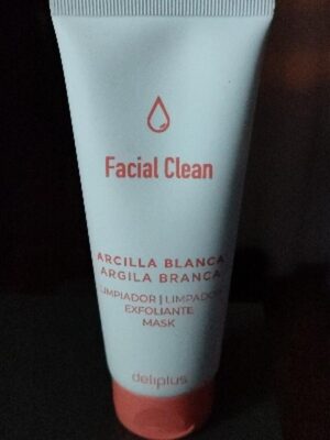 LOGOCOS Naturkosmetik Limpiador, exfoliante y mascarilla arcilla blanca