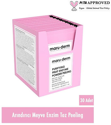 Maruderm Maruderm Arındırıcı Toz Peeling 2 gr x 30 Adet