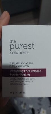 The Purest Solutions The Purest Solutions 0.6% Azelaic Acid + 0.6% Malic Acid Fruit Enzyme Powder Exfoliator & Peeling
