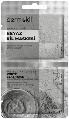 Dermokil Dermokil Beyaz Kil Maskesi 2 x 7,5 ml