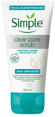 Unilever, Simple Simple Daily Skin Detox Clear Pore Scrub