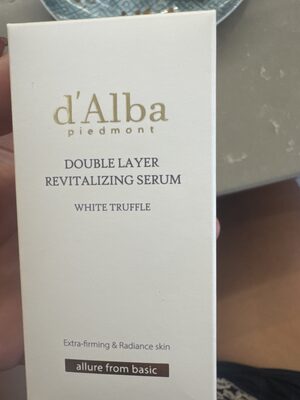 d'Alba White Truffle Double Layer Revitalizing Serum