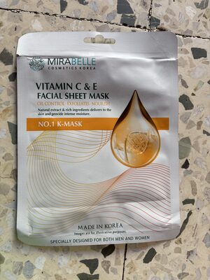 Mirabelle sheet mask