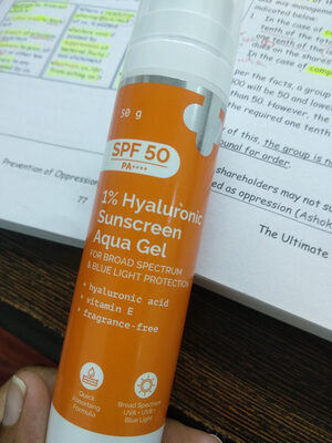 the derma co. derma aqua gel sunscreen